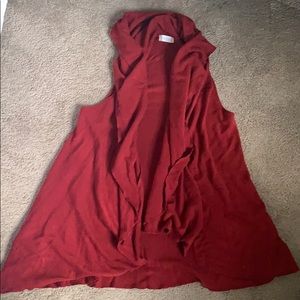 Altar’d State sleeveless shawl collar sweater